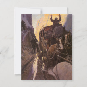 Vintage Cowboys, Aufgeben im Canyon von NC Wyeth