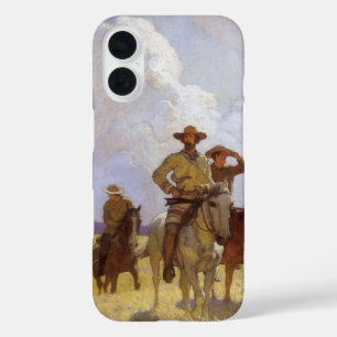 Vintage Cowboys, das Parkman-Outfit von NC Wyeth iPhone 16 Hülle