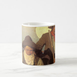 Vintage Cowboys, The Pay Stage von NC Wyeth Kaffeetasse