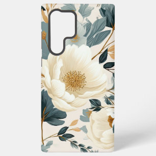 Vintage, cremige Rose und Botanicale Samsung Galaxy Hülle