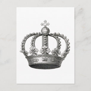 Vintage Crown Postkarte