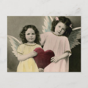Vintage Cupids Postkarte