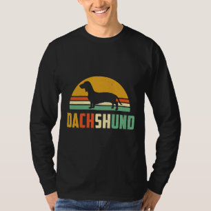 Vintage Dackel Hund Niedlich Dackel Heimtiere Hund T-Shirt