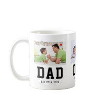 Vintage Dad Established Black Text 3 Photo