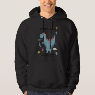 Vintage Daddysaurus Awesome Daddy Daddy Dinosaur Hoodie