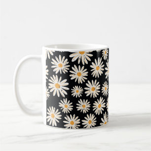 Vintage Daisy Blume nahtlos Vintages Muster. Di Kaffeetasse