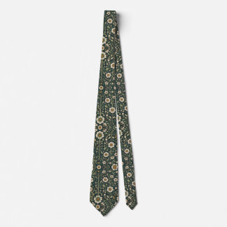 Vintage-Daisy-Gartenmuster Krawatte