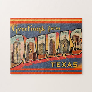 Vintage Dallas Texas 11x14