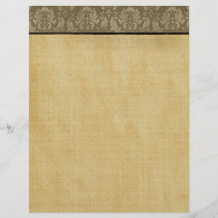 Vintage-Damask-Randpapier-Hintergrundflyer Flyer