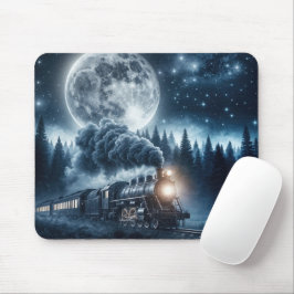 Vintage Dampflokomotive Mousepad