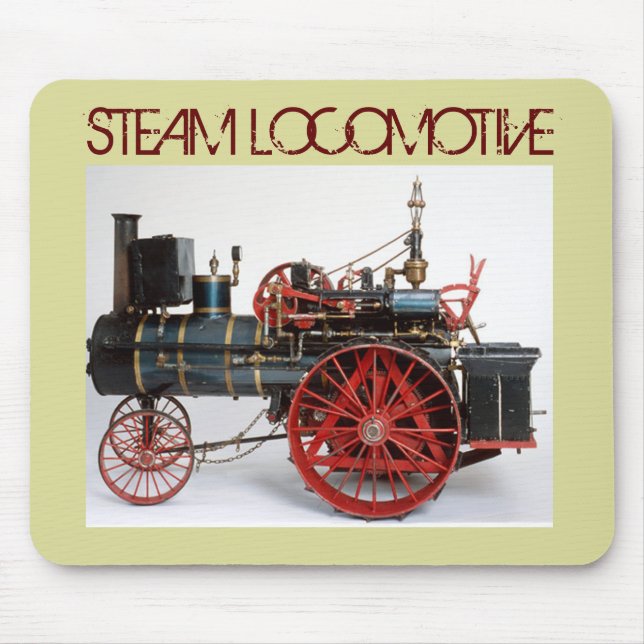 VINTAGE DAMPFLOKOMOTIVE MOUSEPAD (Vorne)