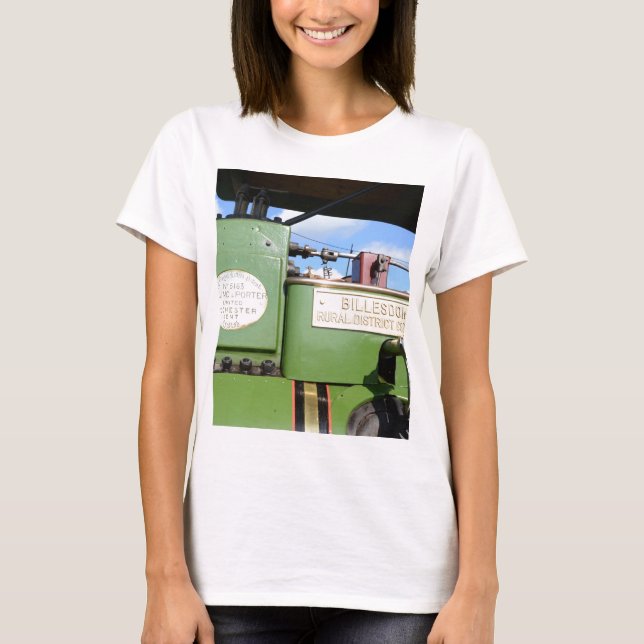 Vintage Dampfwalze T-Shirt (Vorderseite)