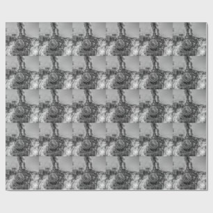 Vintage-Dampfzug-Design-Wrap-Papier Geschenkpapier
