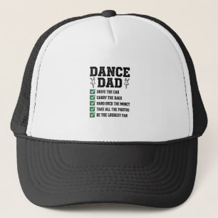 Vintage Dance Dad Checklist Shirt Design_1 Truckerkappe