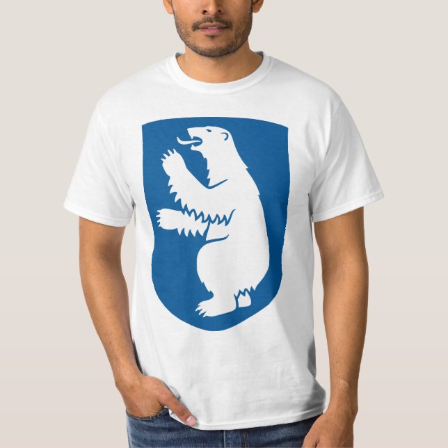 Vintage dänische Wappen T-Shirt (Vorderseite)