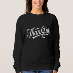 Vintage dankbares Erntedankfest Herbstgeschenk Sweatshirt