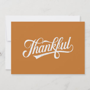 Vintage dankbares Thanksgiving Herbst Geschenk Feiertagskarte