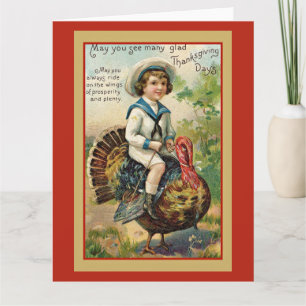 Vintage-Dankesgreetings Karte