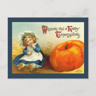 Vintage-Dankfest-Postkarte Feiertagspostkarte