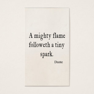 Vintage Dante mächtige Flammen-kleine