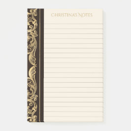 Vintage Dark Academia Buchabdeckung Post-it Klebezettel