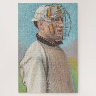 Vintage Darstellung eines Baseballfängers (1911)