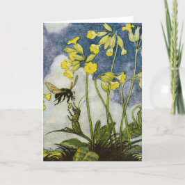 Vintage Darstellung Else Wenz Vietor Dankeskarte