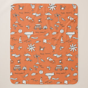 Vintage Darstellung Sherpadecke