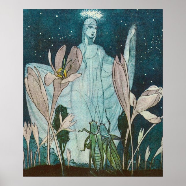 Vintage Darstellung von Else Wenz Vietor Poster (Vorne)