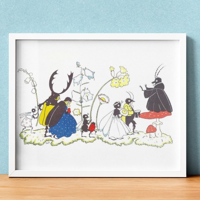 Vintage Darstellung von Else Wenz Vietor Poster (Von Creator hochgeladen)