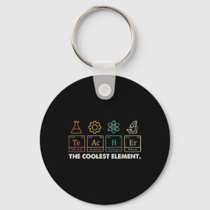 Vintage Das Coolste Element Periodensystem Chemike Schlüsselanhänger
