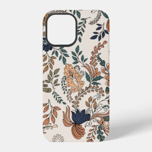 Vintage-Dekor Paisley nahtloses Muster klein iPhone 12 Hülle