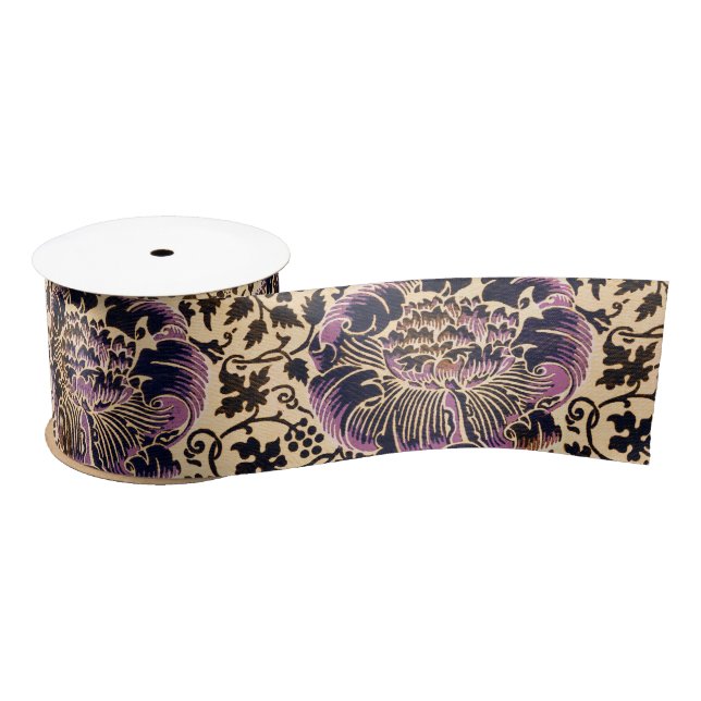 Vintage Dekorationsmuster Satinband (Spule)