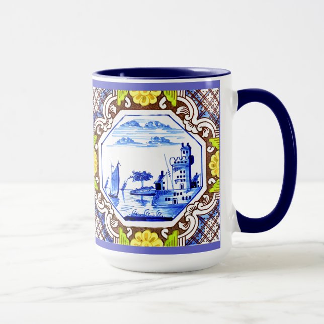 VINTAGE DELFT TASSE (Rechts)