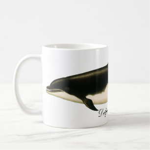 Vintage Delphine Delphinus Tursio, Meeressäugetier Kaffeetasse