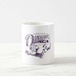 Vintage-Design Amerikanischer Oldsmobile Kaffeetasse