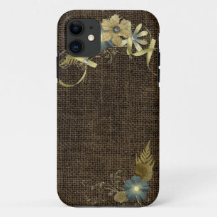 Vintage Design auf Leinen Case-Mate iPhone Hülle