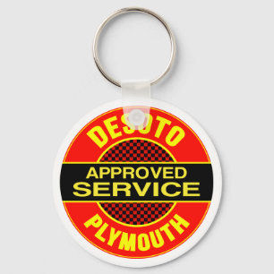 Vintage DeSoto service sign Schlüsselanhänger