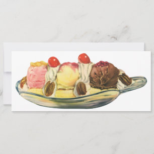 Vintage Desserts, Kirschen aus Bananengeflecht