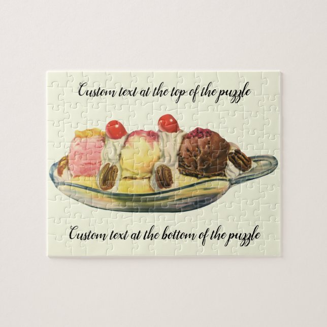 Vintage Desserts, Kirschen aus Bananengeflecht (Horizontal)