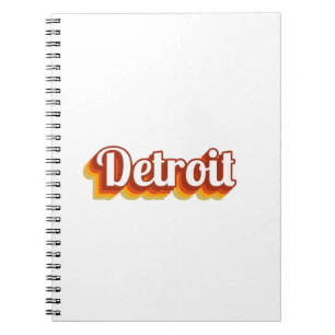 Vintage Detroit Notizblock