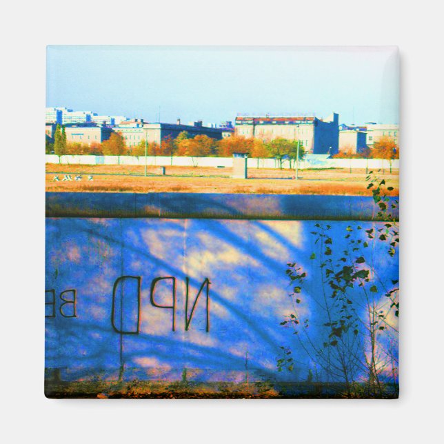 Vintage deutsche Mauer Magnet (Vorne)