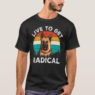 Vintage Deutsche Shepard Radical German Shepard Sh T-Shirt