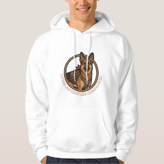 Vintage-Deutscher-Schaferhund-Abenteuer-Abzeichen Hoodie