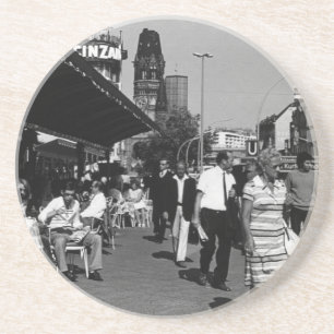 Vintage Deutschland Berlin Kurfürstendamm Allee Getränkeuntersetzer