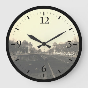 Vintage Deutschland Berlin Straße des 17. Juni Gro Große Wanduhr