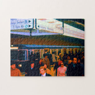 Vintage Deutschland München Bahnhof Marienplatz