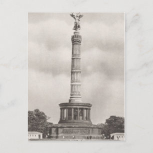 Vintage Deutschland, Siegessäule Säule Postkarte