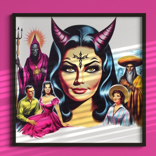 Vintage Devil Woman Poster (Von Creator hochgeladen)
