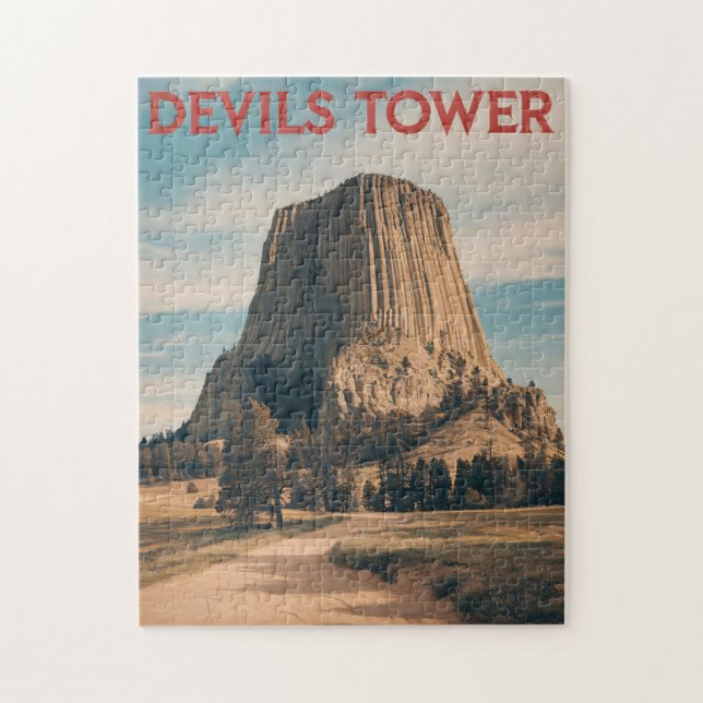 Vintage Devils Tower (Vertikal)